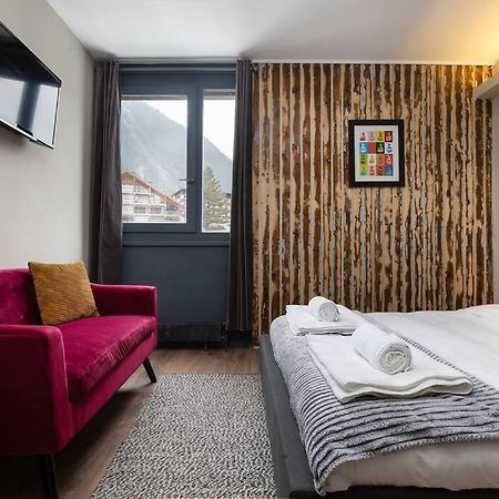 Beautiful Cosy, Modern Studio In Chamonix Centre المظهر الخارجي الصورة