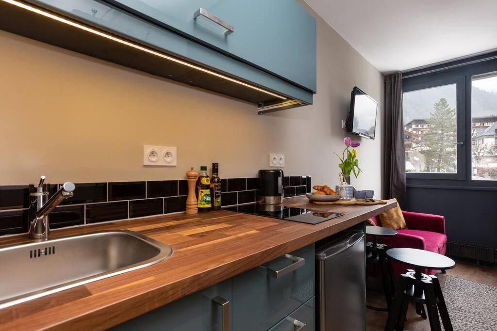 Beautiful Cosy, Modern Studio In Chamonix Centre المظهر الخارجي الصورة