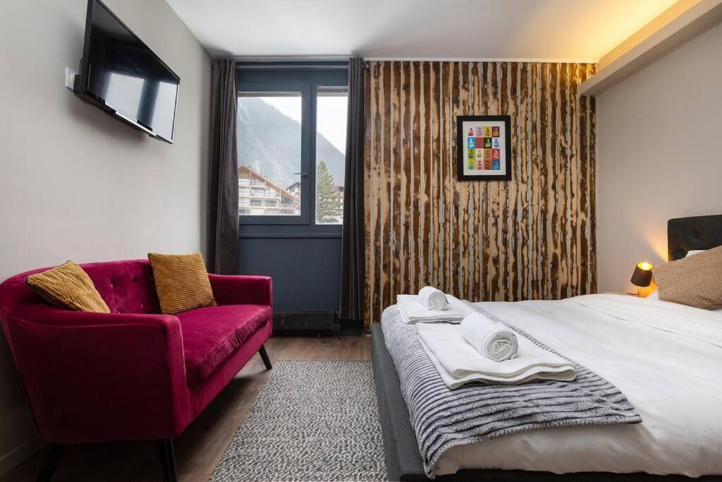 Beautiful Cosy, Modern Studio In Chamonix Centre المظهر الخارجي الصورة
